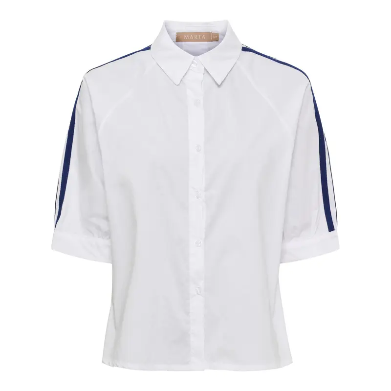 Marta Du Chateau - Mdcbambi Shirt 268819 - White/Navy