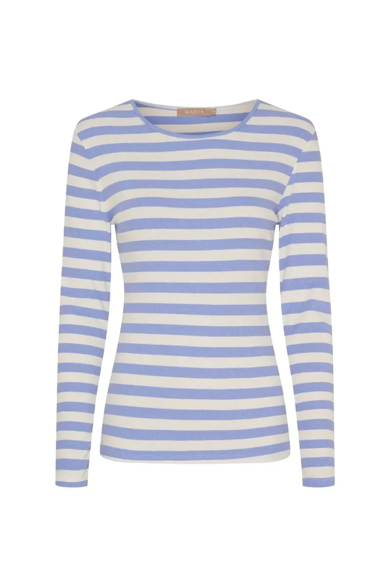 Marta Du Chateau - Mdcbegonia Ls Tee 7702 - Celeste