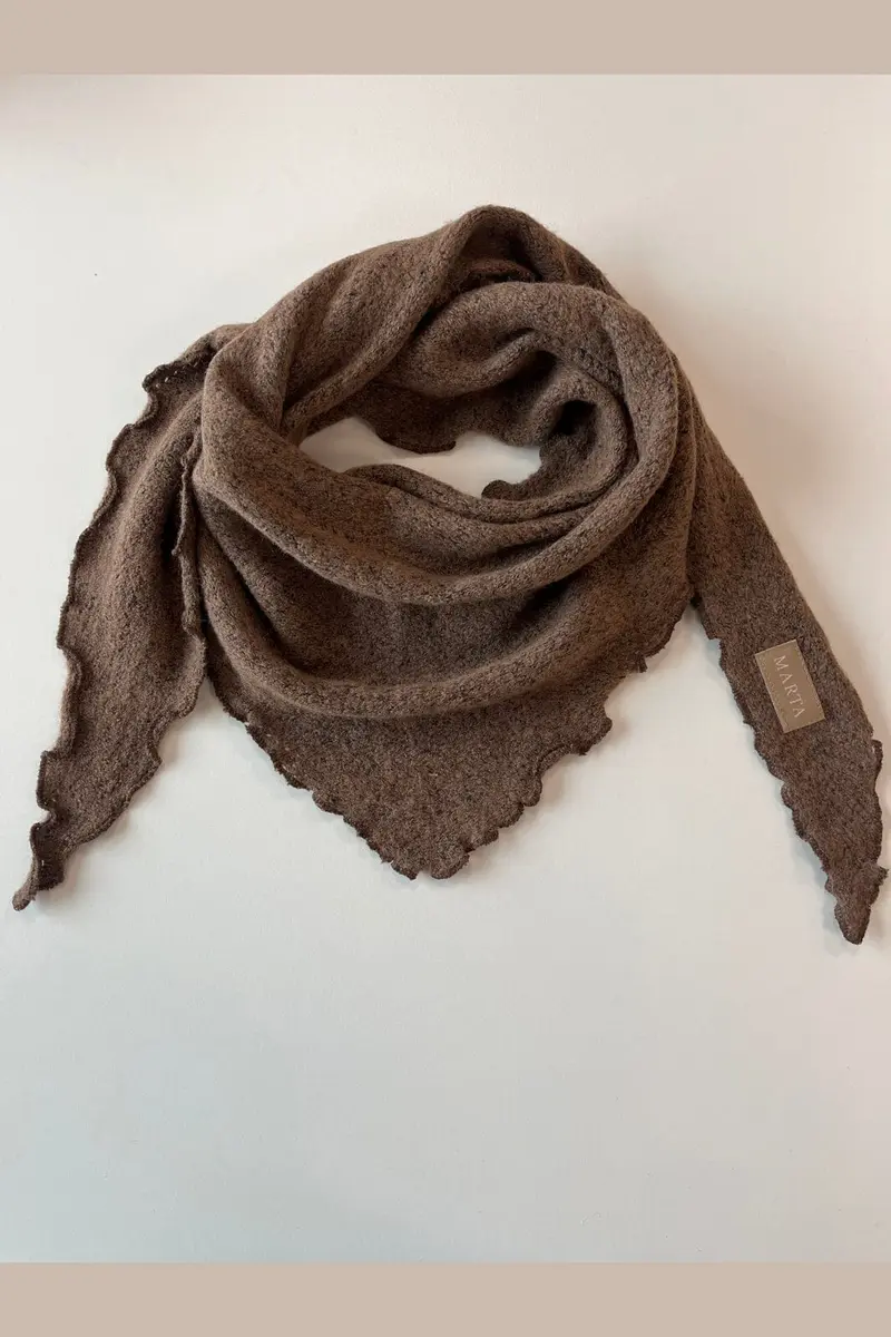Marta Du Chateau - Mdcbibby Scarf T1369-Ba - Brown