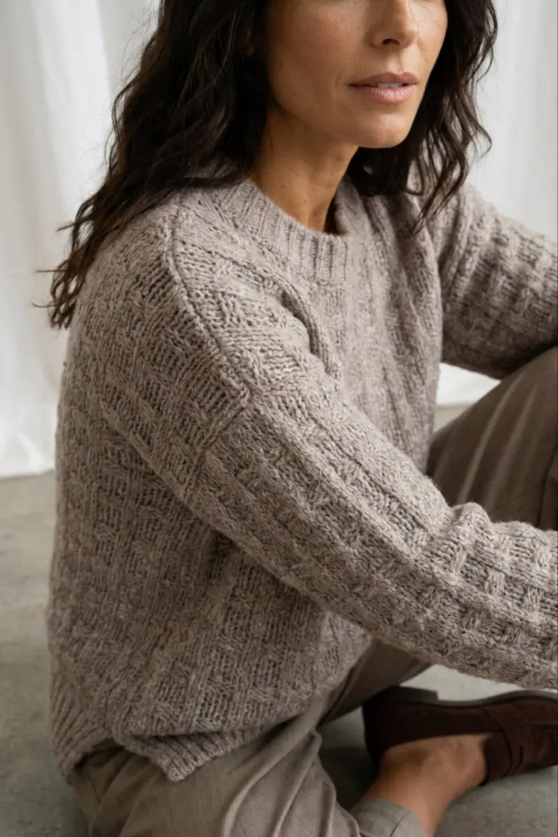 Marta Du Chateau - Mdcbrezza Knit 65968 - Fango