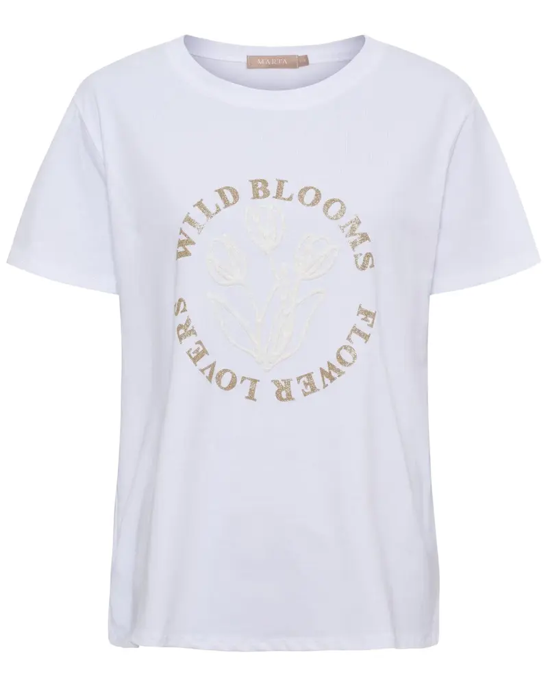 Marta Du Chateau - Mdcbrianna Tee 22585 - White