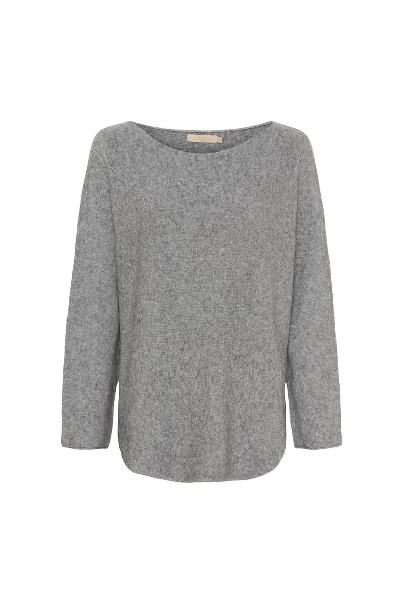 Marta Du Chateau - Mdcdagmar Knit 5001 - Medium Grey2002