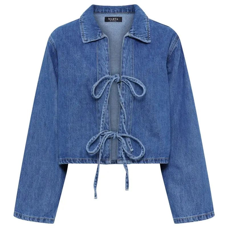 Marta Du Chateau - Mdcerin Jacket MDC248-V9105 - Blue Denim