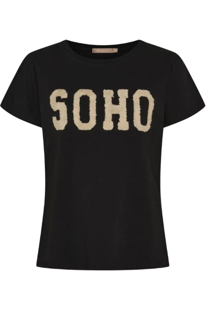 Marta Du Chateau - Mdcherdis Tee 84275 - Black/Beige