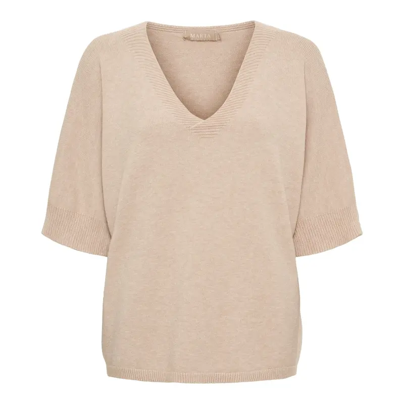 Marta Du Chateau - Mdcinaya Knit 9587 - Camello Melange