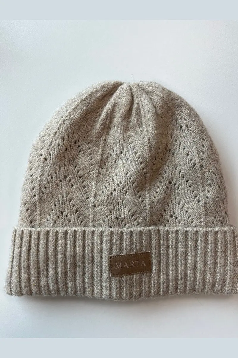 Marta Du Chateau - Mdcjamie Beanie T1368-Ba - Beige
