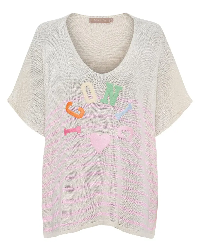 Marta Du Chateau - Mdcjulissa Knit Al6108 - Baby Pink