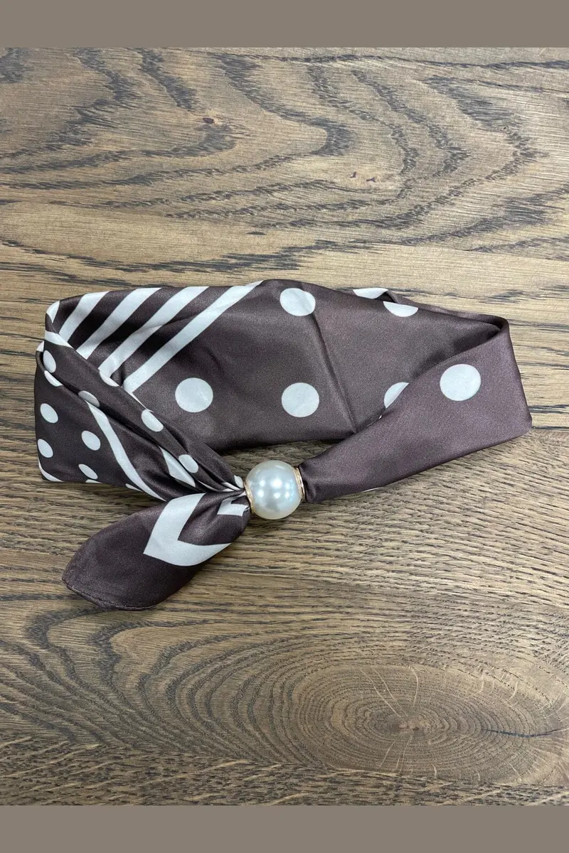 Marta Du Chateau - Mdckalya Scarf Da-4484 - Coffee