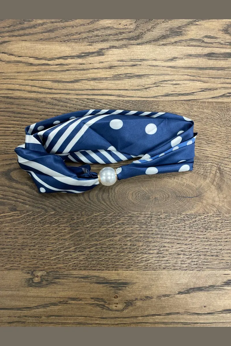 Marta Du Chateau - Mdckalya Scarf Da-4484 - Navy