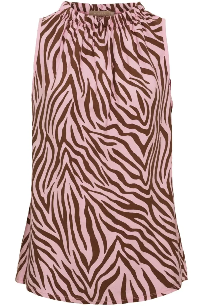 Marta Du Chateau - Mdclucina Top 2319 Zebra - Pink