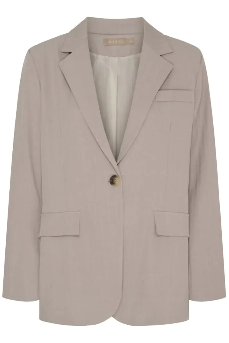 Marta Du Chateau - Mdcmajken Blazer 15502RC - Dark Beige