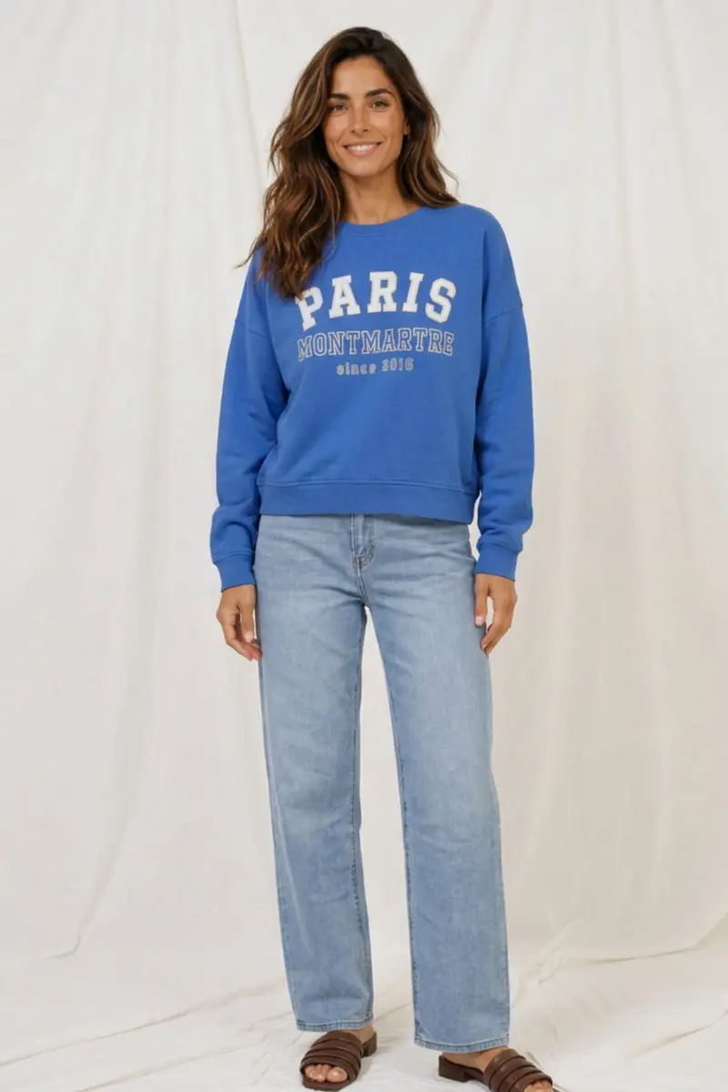Marta Du Chateau - Mdcoceana Sweatshirt 261838 - Royal16