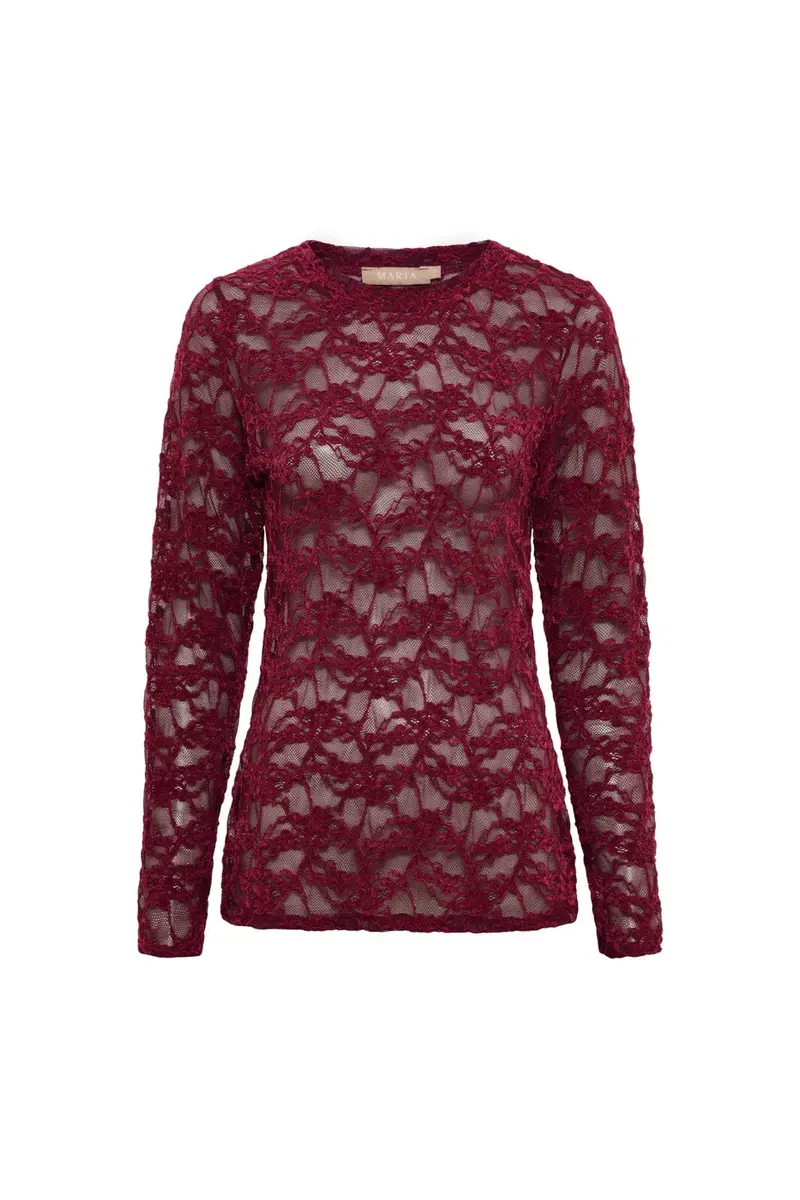 Marta Du Chateau - Mdcprimula Ls Tee 8941 - Bordeaux