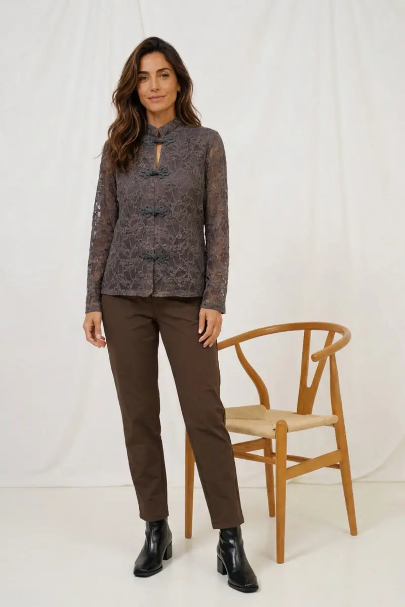 Marta Du Chateau - Mdcsenecia Blouse 8863 - Moro