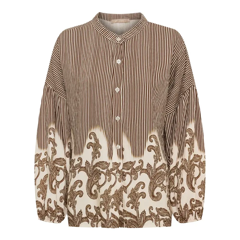 Marta Du Chateau - Mdcsequoia Shirt 8597 - Marrone4602tpe