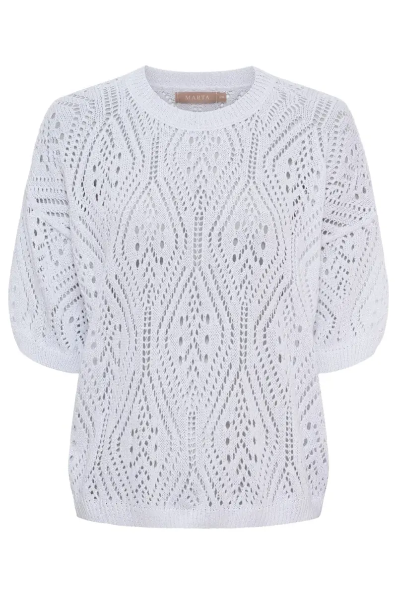 Marta Du Chateau - Mdcvina Knit 6592 - White