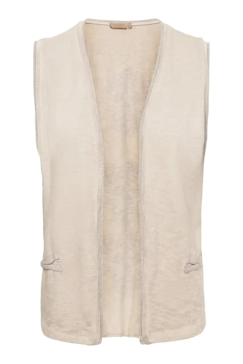Marta Du Chateau - Vest 6309 - Beige