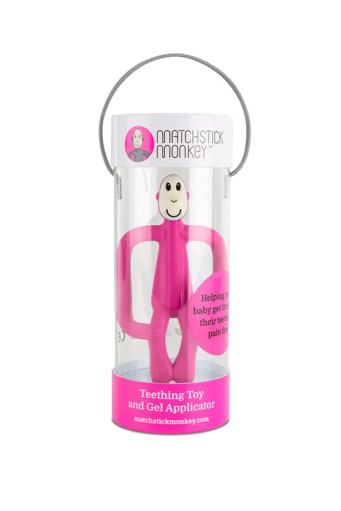 Matchstick Monkey Teething Pink