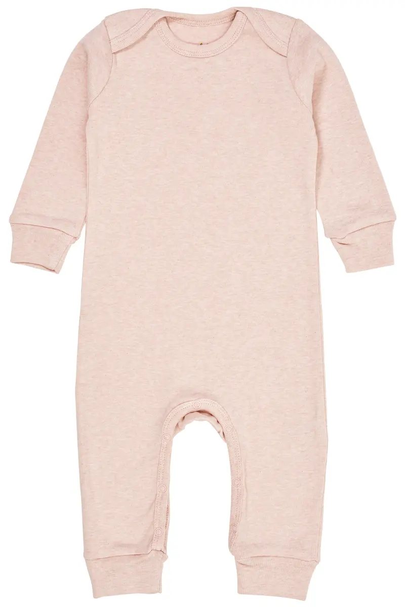 Melange Full Body Romper - Old Rose Melange