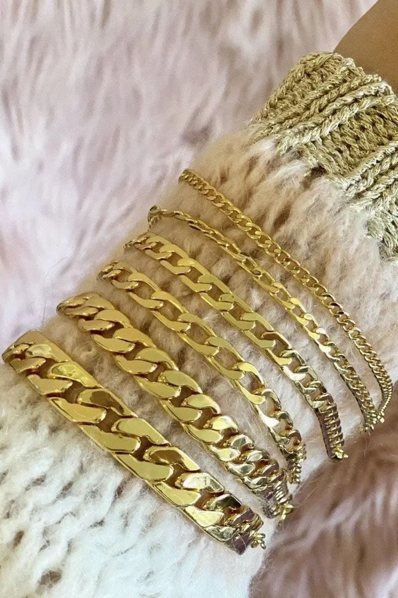 Mellow Moon - Panser armbånd - Forgyldt