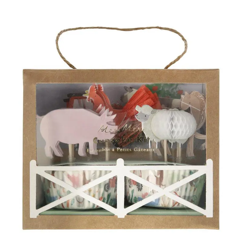 Meri Meri cupcake kit, bondegård
