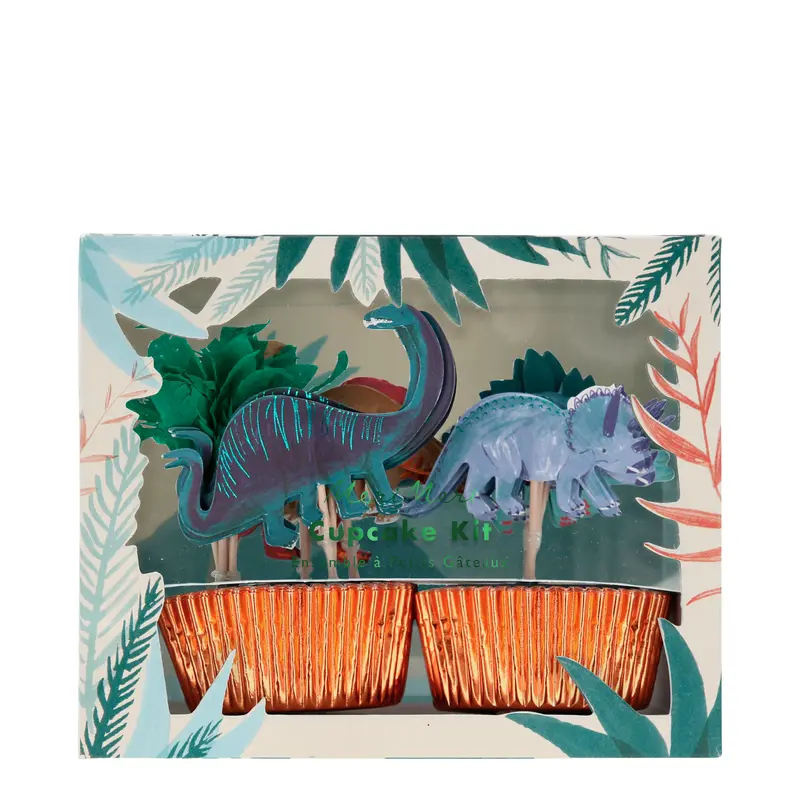 Meri Meri cupcake kit, dinosaurer