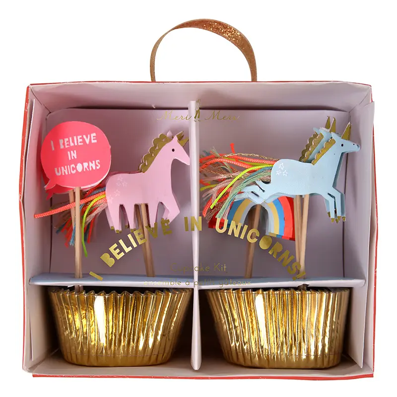 Meri Meri cupcake kit, enhjørninge