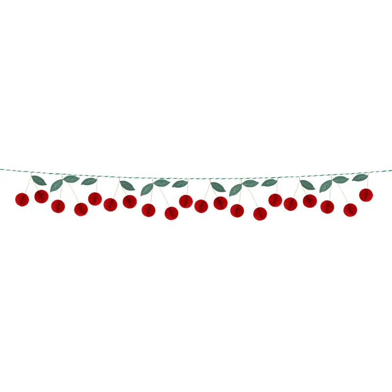 MERI MERI GARLAND CHERRY HONEYCOMB