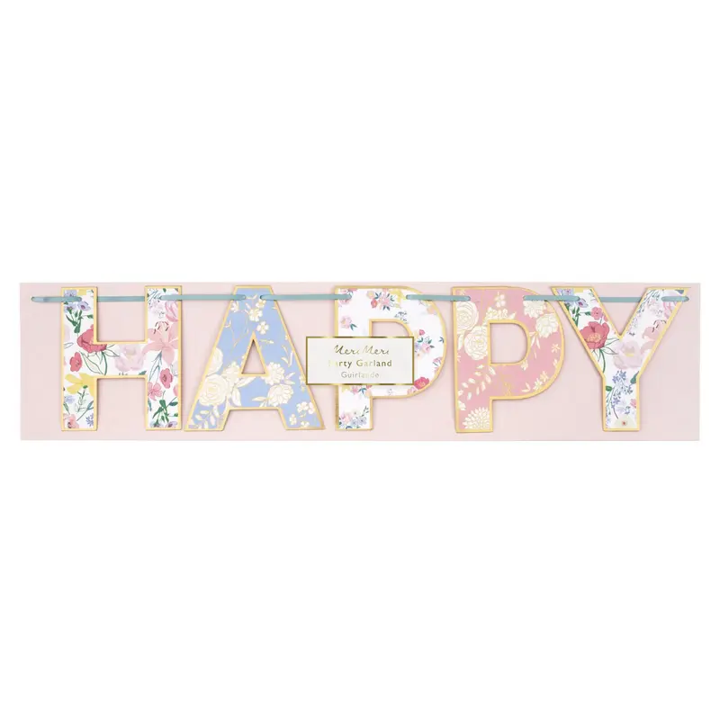 Meri Meri guirlande, Happy Birthday