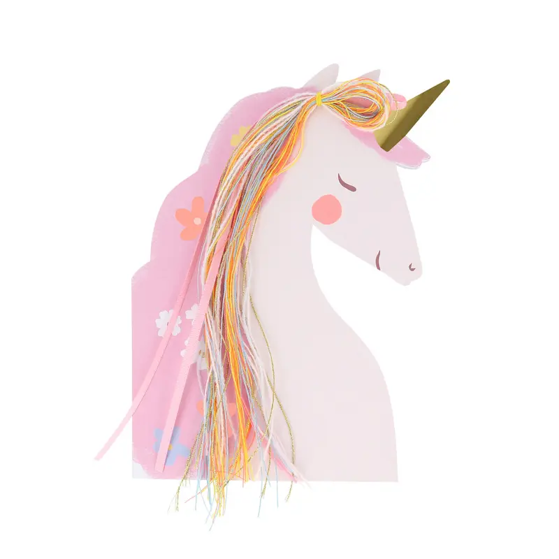 MERI MERI KORT UNICORN M. BLOMSTER