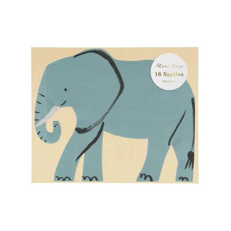 MERI MERI SERVIETTER ELEFANT
