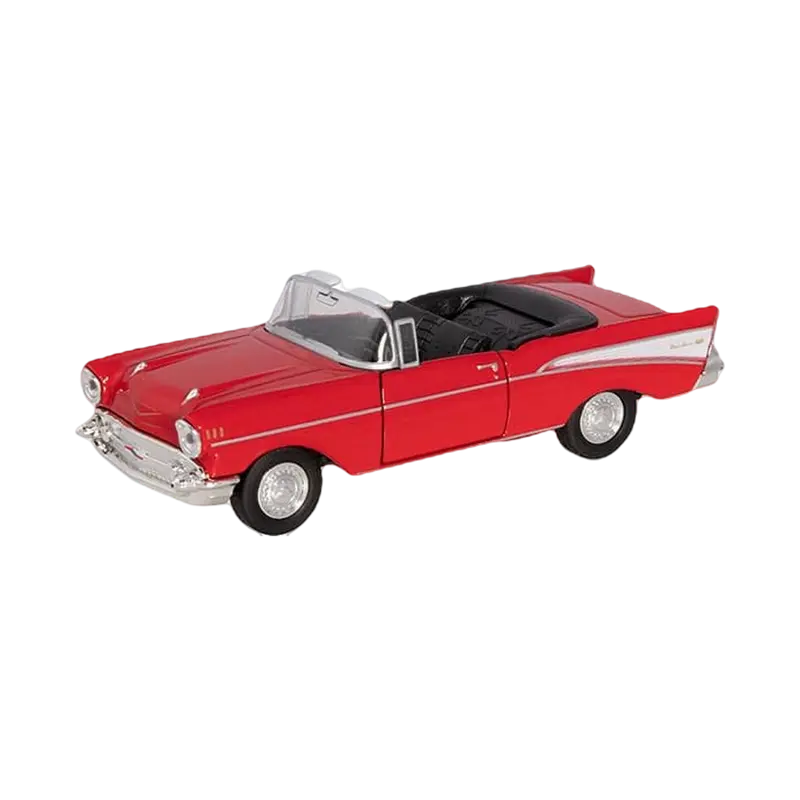 Metalbil, Oldtimer collection, Chevrolet bel air, rød