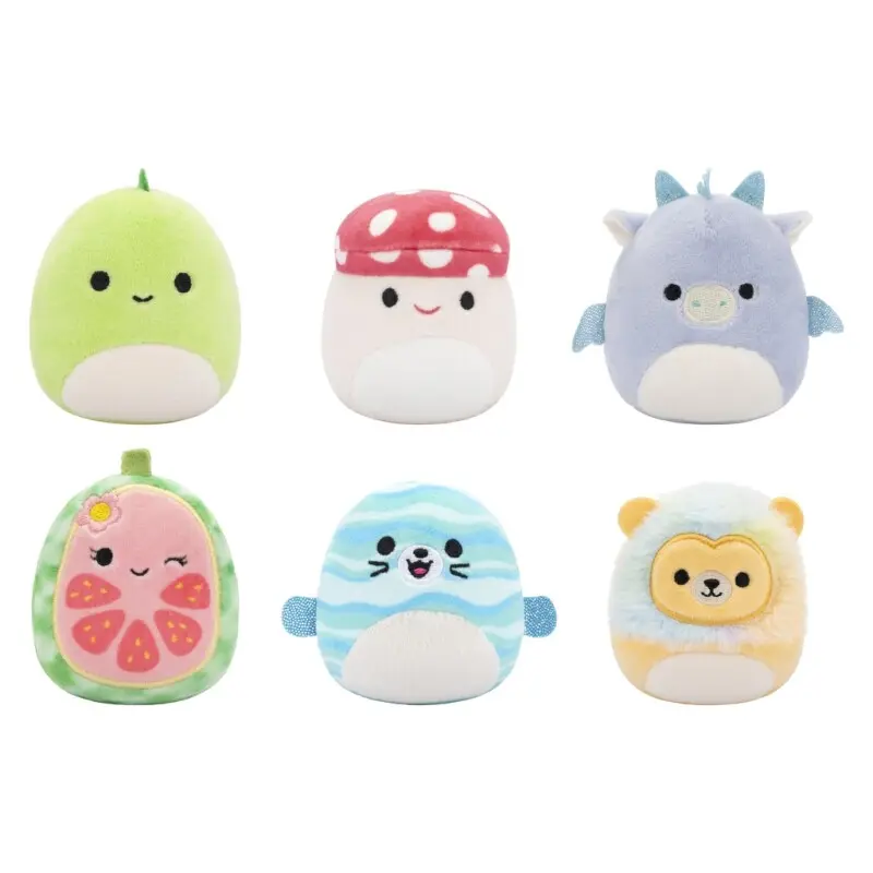 Micromallows 6-pak Plys Danny, Dane, Malcom, Lena, Leonard, Noah