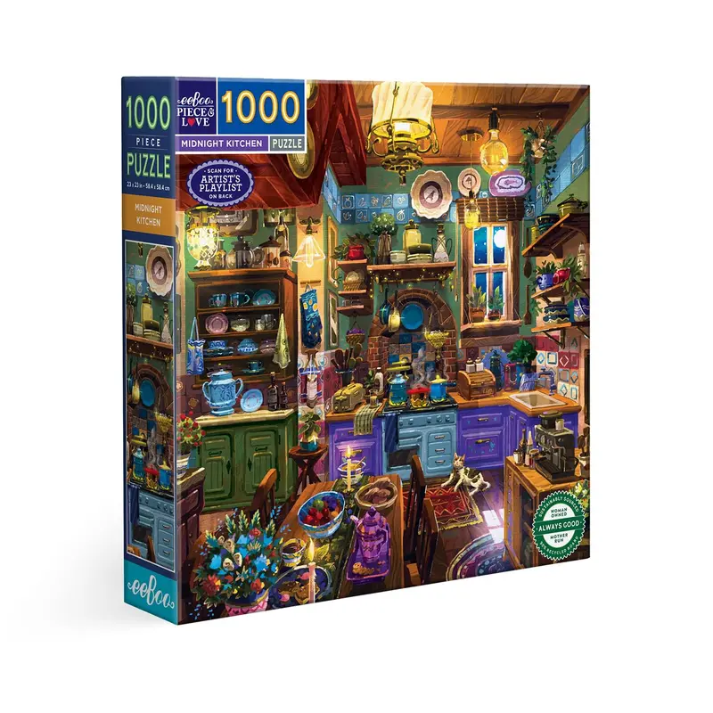 Midnight Kitchen 1000 brikker puslespil fra eeBoo
