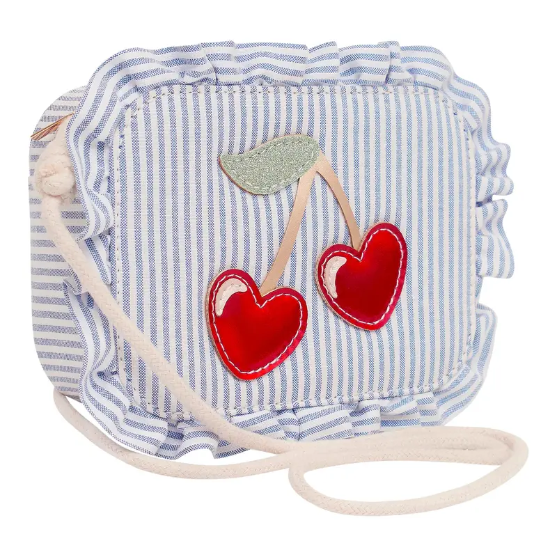 MIMI&LULA TASKE STRIPED CHERRY