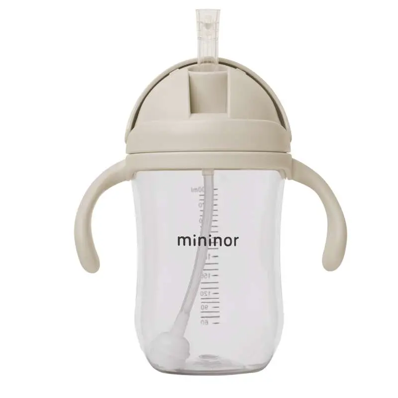 Mininor Sugerørskop - Tritan - 330ml - Skyet Morgen