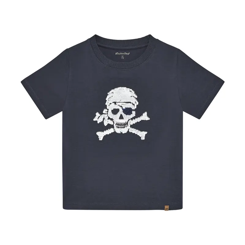 Minymo -Mørkeblå T-shirt med pirat 134230