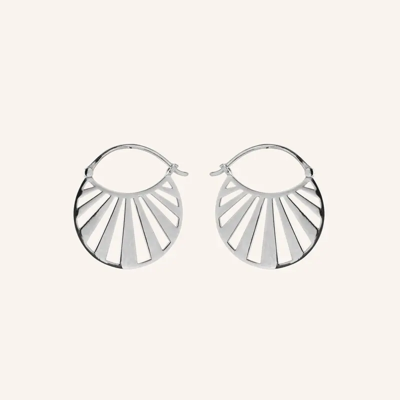 Misty Light Earrings / Silver