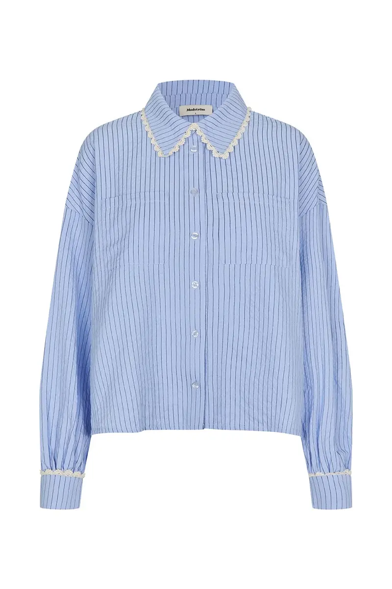 Modström - Danjamd Shirt 59368 - 10920 - Blue White Stripe