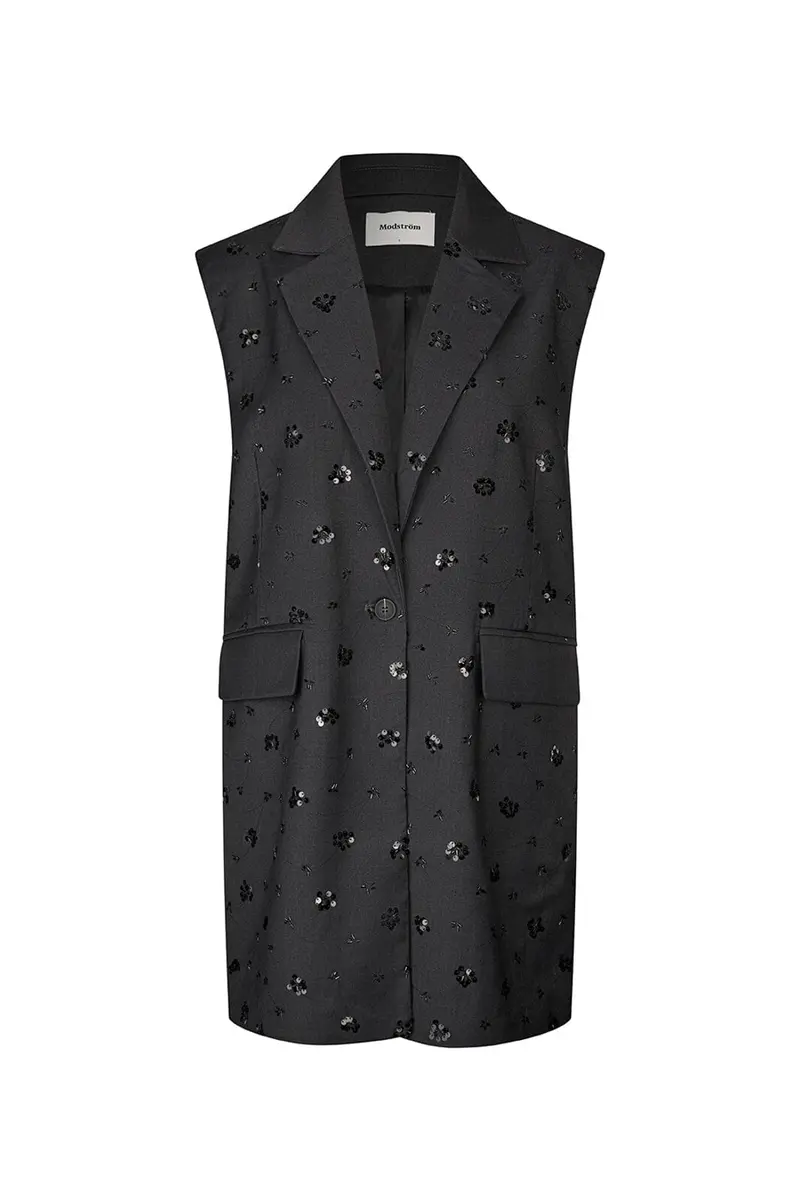ModströM - Edanmd Vest 59510 - 7088 - Dark Grey Melange