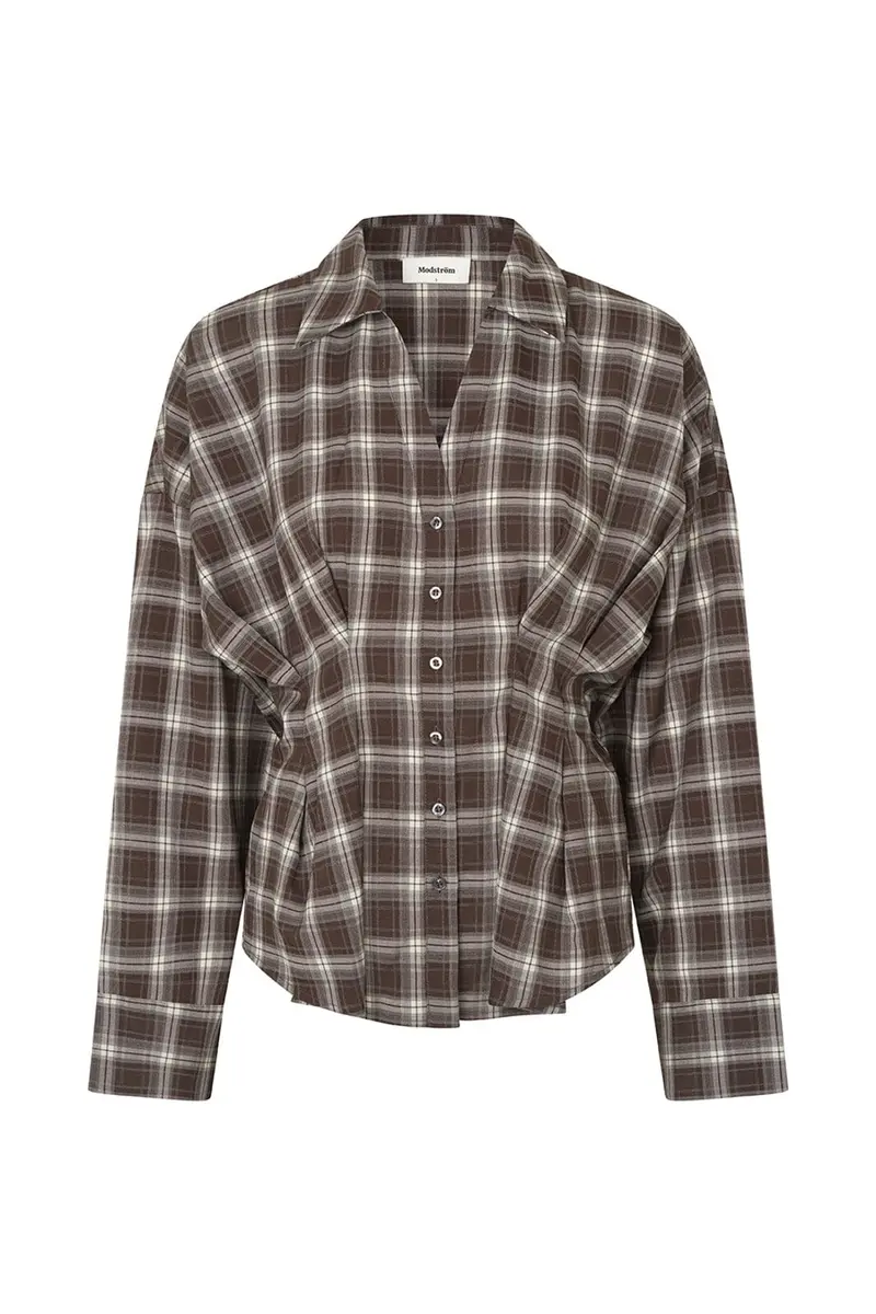 ModströM - Erikamd Shirt 59579 - 11641 - Brown Check