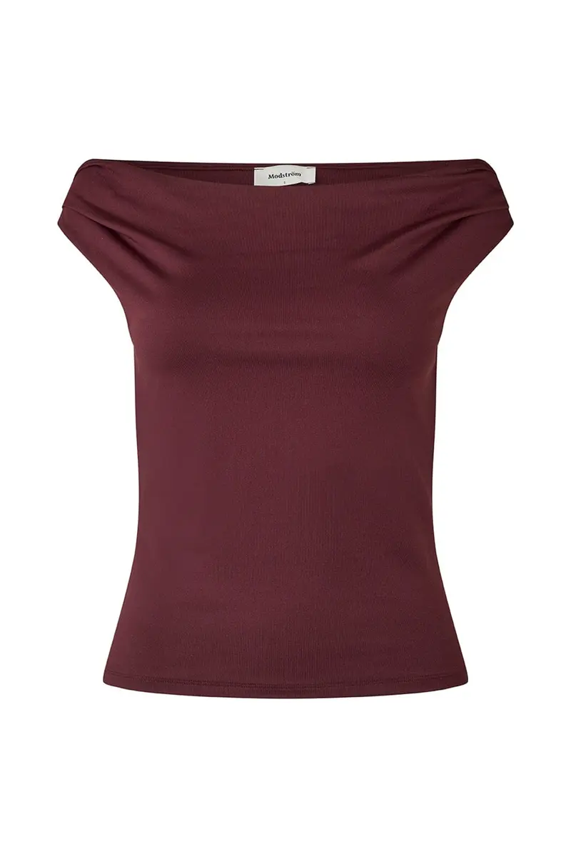 ModströM - Himamd Off-Shoulder Top 57928 - 1124 - Dark Cherry