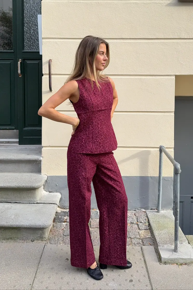 Modström - Hollismd Pants 57433 - 01447 - Windsor Wine