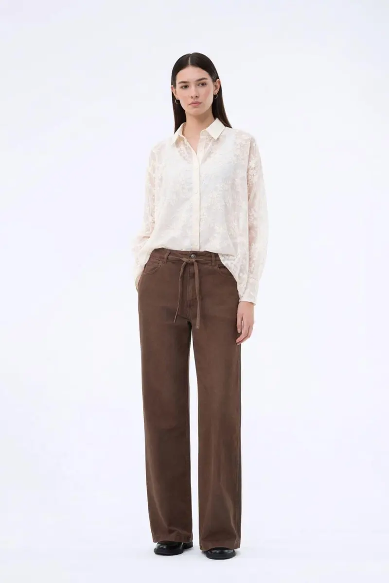 Modström - Isoldemd Dye Pants 59236 - 5584 - Chocolate Chip