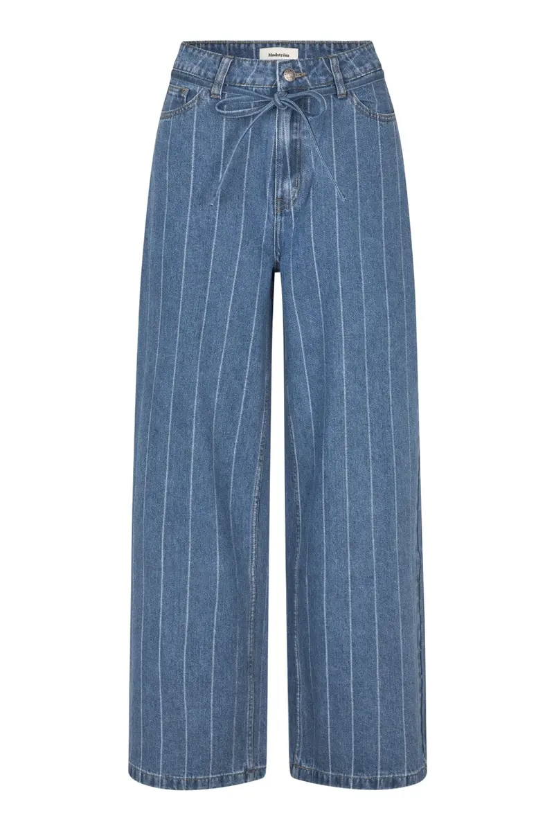Modström - Isoldemd Jacquard Pants 58398 - 11966 - Jacquard Stripe