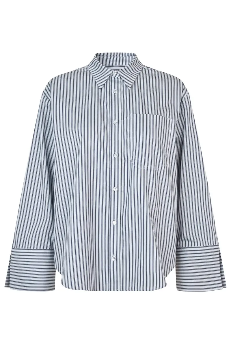 Modström - Laineymd Shirt 58078 - 13055 Delicate Blue Stripe
