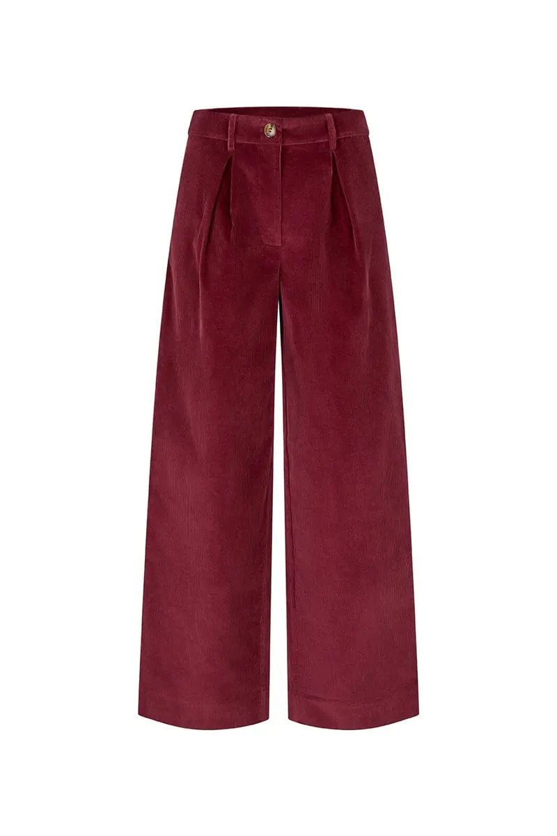 Modström - Pablomd Wide Pants 58929 - 01447 - Windsor Wine
