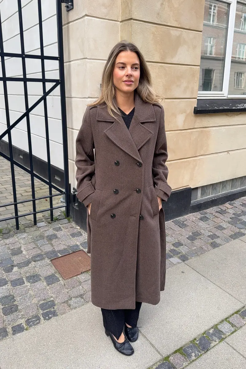 Modström - Shaymd Coat 56505 - 05529 - Chocolate Chip Melange
