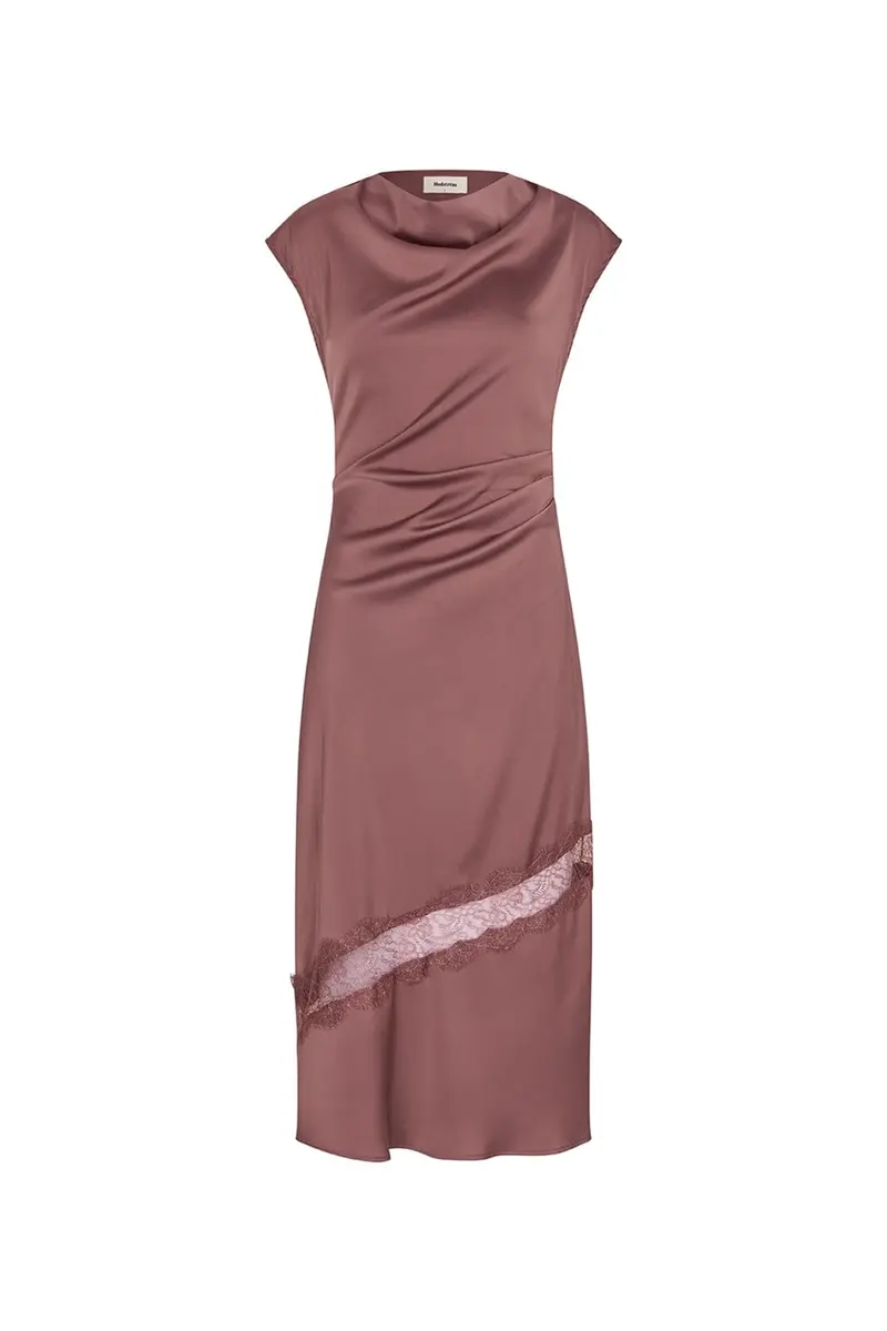 Modström - Tailormd Lace Dress 59348 - 1449 - Rose Brown