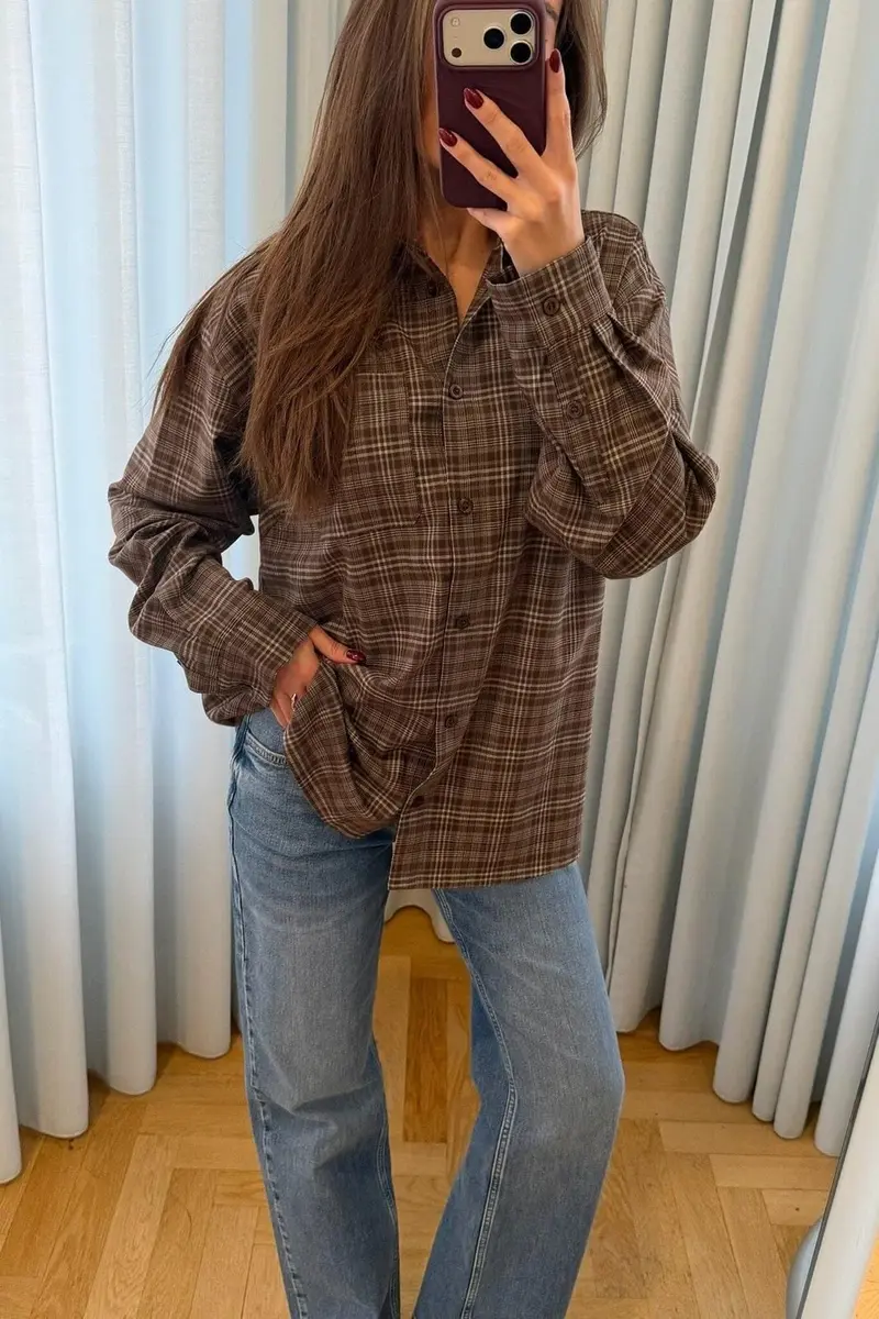 ModströM - Tamiramd Shirt 59999 - 11226 - Chocolate Chip Check